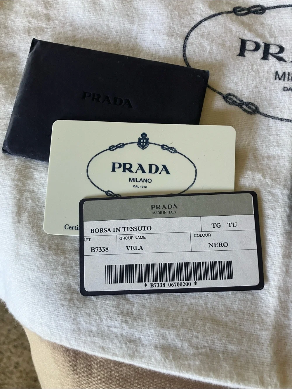 Prada Black Shoulder Bag with Adjustable Strap - Picture 8 of 8
